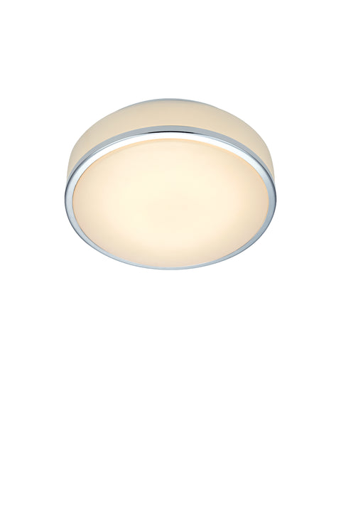 Markslöjd GLOBAL – LED-kattovalaisin, valkoinen/kromi