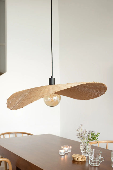 Markslöjd RAYO – 1-valoinen riippuvalaisin, luonnonvärinen – sisustuskuva