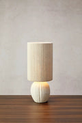 Markslöjd VIELA – pöytävalaisin, beige – tuotekuva