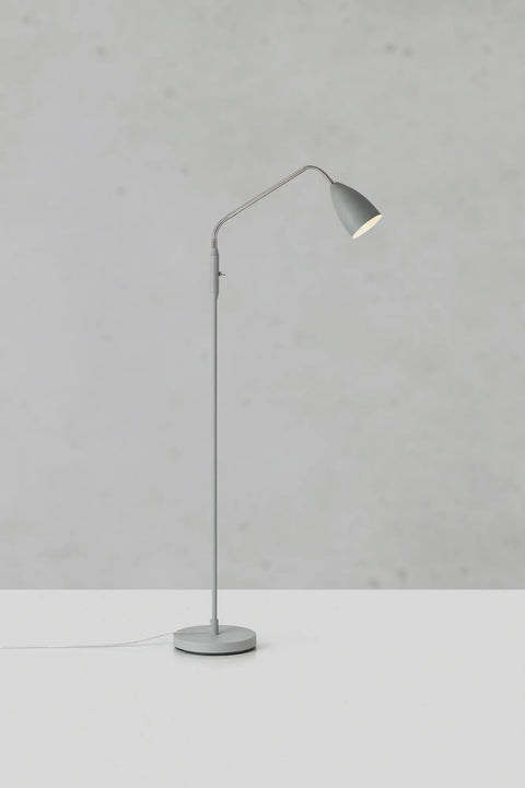 Markslöjd PATRO – LED-lattiavalaisin, harmaa – tuotekuva