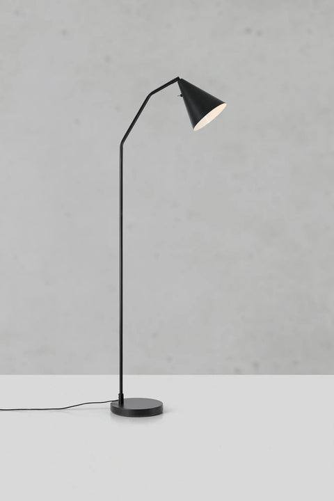 Markslöjd FUNIL – LED-lattiavalaisin, musta – tuotekuva