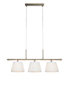 Markslöjd OXFORD – 3-valoinen riippuvalaisin, luonnonvalkoinen/antiikkimessinki