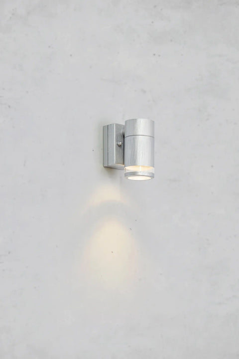 Markslöjd LUNO – LED-seinävalaisin, hopea – tuotekuva