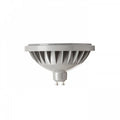 LED ES111 GU10 12W 4000K, harmaa valonlähde, optimoitu tarkkaan valaistukseen.