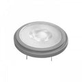 OSRAM PRO AR111 himmennettävä 12V G53 LED EQ50 40° 3000K – Esittelee himmennettävän 12V LED-valonlähteen, jossa on G53-kanta, halkaisija 11,1 cm, korkeus 6,2 cm ja säteilykulma 40°.
