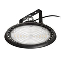 MEGALOS PRO 35 musta LED High-Bay riippuvalaisin, teollinen 200W valaisin suurille tiloille.