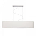 Valkoinen Casual 120/25 varjostin valkoinen PVC-sisäpinta: Tyylikäs valkoinen varjostin moderniin sisustukseen, valkoinen PVC-sisäpinta, sopii erilaisiin valaisimiin.