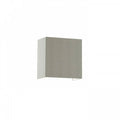 LOPE W 25/14 seinävalaisin, Sintsi vaaleanharmaa, minimalistinen valkoinen PVC-sisäpinta, LED-valaisin.