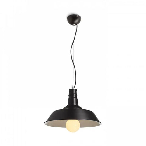 GOLDIE 36 musta riippuvalaisin, metallinen varjostin, E27-kanta, moderni ja tyylikäs design.