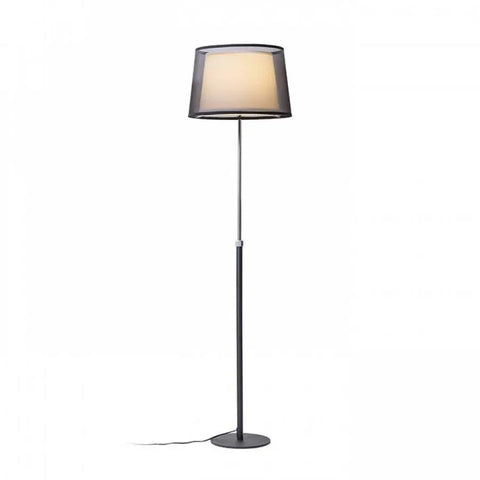 ESPLANADE krominen lattiavalaisin, säädettävä korkeus ja energiatehokas LED E27 valaistusratkaisu.