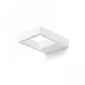 Moderni valkoinen LED-seinävalaisin suorakulmainen muotoilu, energiatehokas 6W 230V valaistus.