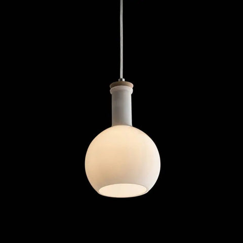 PULIRE RD riippuvalaisin, opaalilasi, puu, kromi, E14, 6W - Nordic Lumen
