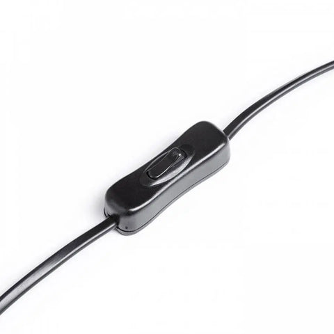 Rendl GARBO E27-bordslampa i metall, svart/krom (R12675)
