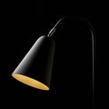 Rendl GARBO E27-bordslampa i metall, svart/krom (R12675)