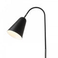 Rendl GARBO E27-bordslampa i metall, svart/krom (R12675)
