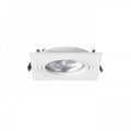 PASADENA G53 SQ I Upotettava Valaisin – Valkoinen/Musta, LED G53 15W - Nordic Lumen