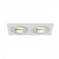 PASADENA GU10 SQ II upotettava kallistettava valaisin, GU10 LED 7W - Nordic Lumen