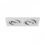 PASADENA GU10 SQ II upotettava kallistettava valaisin, GU10 LED 7W - Nordic Lumen