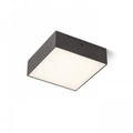 Moderni musta LARISA SQ 17 LED-kattovalaisin, tyylikäs design