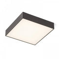 Musta LARISA SQ 30 LED-kattovalaisin, minimalistinen ja tyylikäs design.
