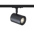 Musta CADENZA kiskovalaisin, LED GU10 10W, himmennettävä ja moderni valaistusratkaisu.