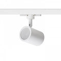CADENZA 3-vaihekiskovalaisin valkoisella kiskolla, himmennettävä LED GU10 10W, moderni kohdevalaistus.