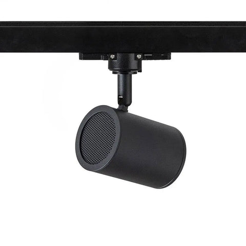 CADENZA 3-vaihekiskovalaisin mustalla kiskolla, himmennettävä LED GU10 10W, moderni spottivalaistus.