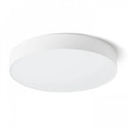 LARISA R 40 katto valkoinen LED-valaisin minimalistisella muotoilulla - Kuvassa valkoinen LED-kattovalaisin LARISA R 40, joka sopii moderniin sisustukseen.