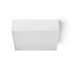 Valkoinen LARISA SQ 22 -kattovalaisin, minimalistinen LED-valo.
