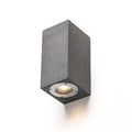 KANE II up & downlight betoninen seinävalaisin ulkoseinään asennettuna