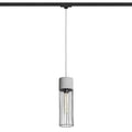 BURTON 3-vaihekiskovalaisin, teollinen betoni/musta design - LED E27 11W, valkoinen tausta