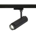 FOCUS 12 musta LED-valaisin 3-vaihekiskoon, himmennettävä.