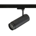Musta FOCUS 30 LED-valonheitin 3-vaihekiskossa asennettu.
