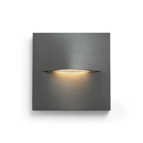 BOBO SQ seinävalaisin, sisäänrakennettu 3W LED ja IP65-suojaus