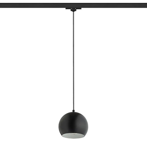 AGNETA Riippuvalaisin 3-Vaihekiskolle – Moderni E27 Metallivalaisin - Nordic Lumen