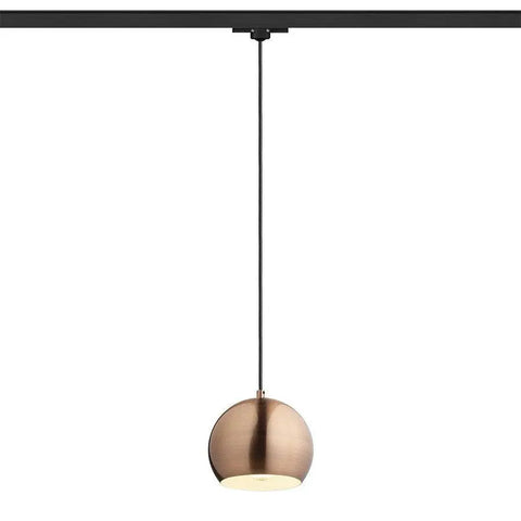 AGNETA Riippuvalaisin 3-Vaihekiskolle – Moderni E27 Metallivalaisin - Nordic Lumen