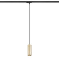 MAVRO kultainen LED-riippuvalaisin 1-vaihekiskoon, korkealuokkainen design
