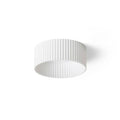 Eco PLA valkoinen 3D-tulostettu LED-valaisin – Valaisimen koristeellinen varjostin on valmistettu ympäristöystävällisestä PLA-materiaalista.