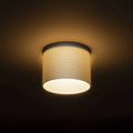 Ympäristöystävällinen 3D-tulostettu PLA-varjostin LED-valaisimessa.