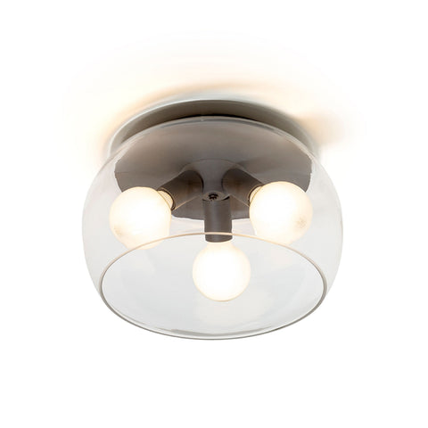 AMANDA katto kirkas lasi 230V LED E27 3x15W - Nordic Lumen