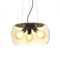 AMANDA riippuvalaisin kirkas lasi 230V LED E27 3x15W - Nordic Lumen