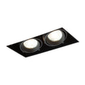 ELECTRA II upotettava valaisin, kehyksetön musta malli, GU10 LED, 8W, 230V, kardaani-pidimet, sopii PARATHOM GU10 ADV HIMM:lle.