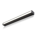CARME 100 pitkä LED-ulkovalaisin, musta viimeistely, IP65-suojaus, katto- ja seinäasennukseen, 35W, ulkokäyttöön.