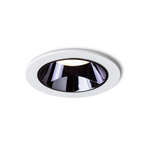 ANSEL upotettava LED-valaisin, valkoinen kehys, valkoinen kromiheijastin, 12W, 3000K