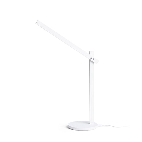 ROD DIMM LED-pöytävalaisin valkoisella rungolla, säädettävä kirkkaus ja värilämpötila, energiatehokas 5.5W, 680 lm.