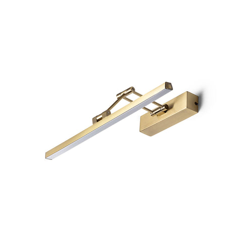 Rendl FRIDA 46 LED-tavelbelysning, antikmässing, 8 W, 3000 K