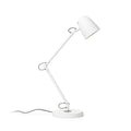 DANNY pöytävalaisin valkoinen matta nikkeli 230V LED E14 5W – valmistajan tuotekuva (R14187)
