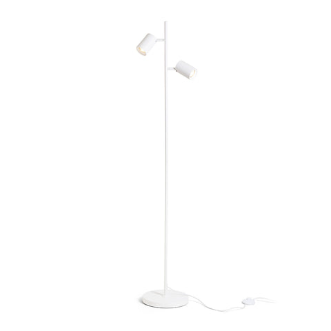 FLYNN II lattia valkoinen  230V LED GU10 2x9W – valmistajan tuotekuva (R14266)