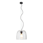 ORLANDO 35 riippuvalaisin kirkas lasi/musta 230V LED E27 24W – valmistajan tuotekuva (R14395)