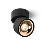 ALBANO pinta-asennettava musta/kultainen 230V LED 5W 3000K – valmistajan tuotekuva (R14426)